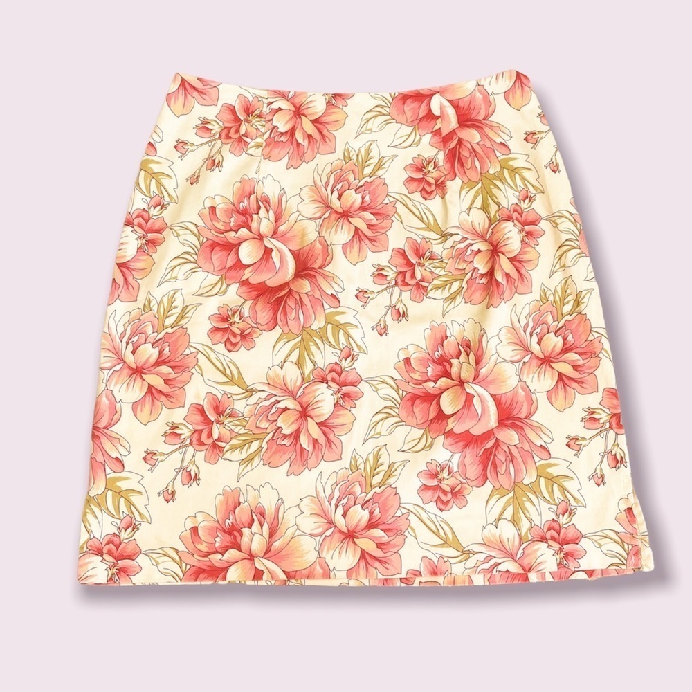 Dress Barn floral pencil skirt